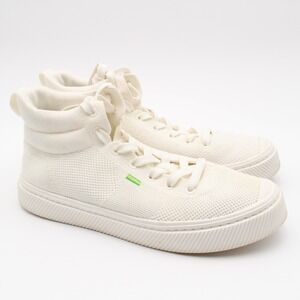 Cariuma IBI High Top Womens Size 8 Off White Knit Sneakers Shoes